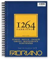 Бумага для графики Fabriano Альбом для графики SKETCH 1264 Fabriano, А4 90г/м2 слон.кость, 120л. (спираль по длинной стороне)