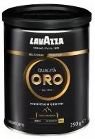 Кофе молотый Lavazza Qualita Oro Mountain Grown жестяная банка, 250 г