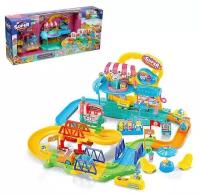 Железная дорога детская "Супермаркет", игровой набор с поездом