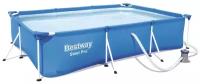 Бассейн каркасный BestWay Steel Pro 300x201x66см, с фильтр-насосом