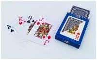 Карты игральные пластиковые 54шт Покер/Техас, карты пластиковые игральные для покера 54л, классические игральные карты