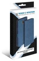 Чехол-книжка DF для Samsung Galaxy A03s, sFlip-84, синий