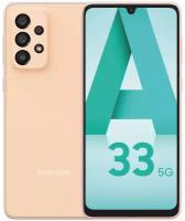 Смартфон Samsung Galaxy A33 5G 6/128 ГБ, персиковый