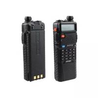 Рация (радиостанция) Baofeng UV-5R MAXIMUM (реальные 8Вт мощности + увеличенный аккумулятор 3800mAh + удлинённая антенна 39см)