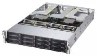 Сервер Supermicro A+ Server 2024US-TRT 2 x /без ОЗУ/без накопителей/количество отсеков 2.5" hot swap: 24/количество отсеков 3.5" hot swap: 12/2 x 1600 Вт/LAN 1 Гбит/c