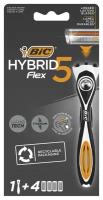 Многоразовый бритвенный станок BIC Flex 5 Hybrid