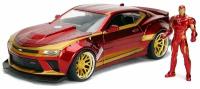 Набор Hollywood Rides Машинка с Фигуркой 2.75" 1:24 2016 Chevy Camaro SS Widebody W/Ironman Figure 99724