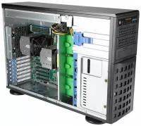 Сервер Supermicro SuperServer SYS-740A-T без процессора/без ОЗУ/без накопителей/количество отсеков 3.5" hot swap: 8/2 x 1200 Вт/LAN 1 Гбит/c