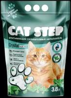 Впитывающий наполнитель Cat Step Crystal Fresh Mint, 3.8л, 1 шт