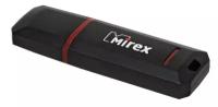 Флешка Mirex KNIGHT BLACK, 64 Гб, USB2.0, чт до 25 Мб/с, зап до 15 Мб/с, черная