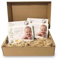 Fazzet-organic Dental Wipes детские салфетки с пропиткой для полости рта 0-3 года, 8 шт. + 8 шт