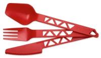 Столовые приборы для туризма Primus Lightweight TrailCutlery Tritan (Barnred)