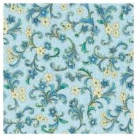 Ткань для пэчворка Peppy Villa romana, 50*55 см, 146+/-5 г/м2 (SRKM-17053-4 BLUE)