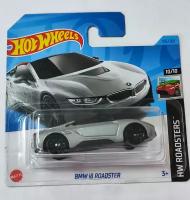 Hot Wheels Машинка базовой коллекции BMW I8 ROADSTER серебристая 5785/HKH44