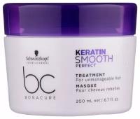 Schwarzkopf Professional Bonacure Keratin Smooth Perfect Маска для гладкости непослушных волос 200 мл