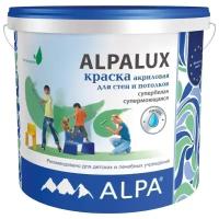 Краска водно-дисперсионная Alpa Alpalux матовая белый 0.9 л 0.9 кг