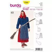 Выкройка Burda 2366- Костюм Ведьмы