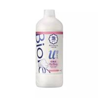 KAO Мыло-пенка для душа с букетным ароматом з/б - Biore u foaming body wash pure savon, 450мл