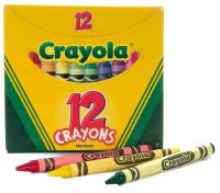 Мелки Crayola восковые, разноцветные, 12 шт