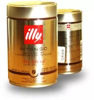 Кофе в зернах, illy INTENSO (илли Интенсо), темная обжарка, арабика, 250 гр