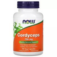 Now Foods Cordyceps (кордицепс) 750 мг 90 капсул