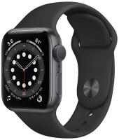 Умные часы Apple Watch Series 6 40 мм Aluminium Case, серый космос/черный