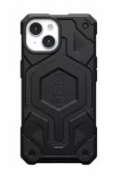 Чехол с поддержкой MAGSAFE Uag Monarch Pro для iPhone 15 Plus 6.7", цвет чёрный (Kevlar-Black)