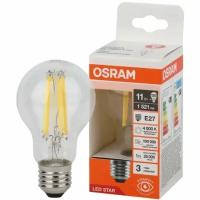 Светодиодная лампа Ledvance-osram Osram LED STAR CL A150 11W/840 230V FIL CL E27 10X1RU