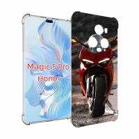 Чехол MyPads дукати мотоцикл для Honor Magic 5 Pro задняя-панель-накладка-бампер