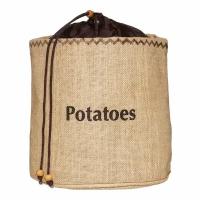 Мешок для хранения картофеля Natural Elements 20x15 см, текстиль, цвет бежевый, Kitchen Craft, Великобритания, JVPS