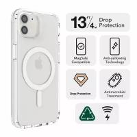 Чехол для iPhone 11 (6.1") Gear4 Crystal Palace Clear Snap с магнитом для MagSafe пластиковый прозрачный