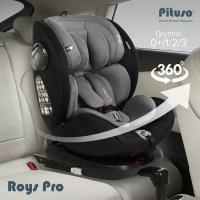 Автокресло Pituso Roys Pro, Black, Grey Inlay