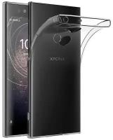 Силиконовый чехол на Sony Xperia XA2 / Сони Иксперия ХА2 прозрачный