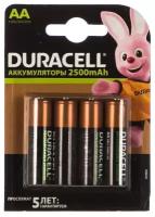 Аккумуляторная батарея Duracell HR6-4BL 2400mAh/2500mAh