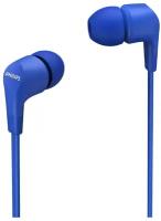 Наушники Philips TAE1105, mini jack 3.5 mm, blue