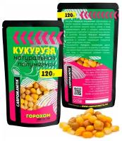 CARPOMANIYA Кукуруза натуральная с ароматом гороха, 120 г