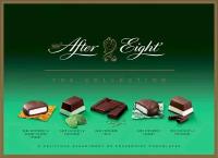 Ассорти шоколадных конфет After Eight The Collection темный и молочный шоколад с мятой 199 г. Сделано в Германии