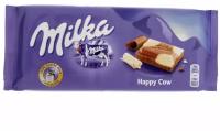 Шоколад молочный Милка с белым шоколадом «Пятнистая Счастливая Корова» 100 гр/ Milka Happy Cows