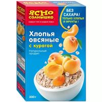 Ясно cолнышко Хлопья овсяные с курагой, 300 г