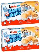 Вафельный Батончик Kinder Happy Hippo Hazelnat/ Лесной орех 2шт по 104гр