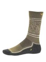 Носки VIKING Boosocks Heavy Bamboo Olive/Dark Grey (EU:45-47)