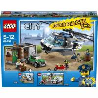 Конструктор LEGO City 66492 Полиция 3в1, 676 дет