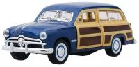 Машинка 1949 Ford Woody Wagon инерционная металлическая KT5402D коллекционная модель 1:40 подарок мальчику Kinsmart