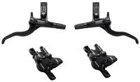 SHIMANO Тормоз диск. Shimano, j-kit, BL(лев M4100)/BR(пер. MT410), полимерн. кол., 1000мм