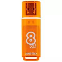 Флеш-накопитель USB 2.0 Smartbuy 8GB Glossy series Orange (SB8GBGS-Or)