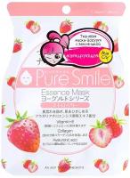 Sun Smile тканевая маска Pure smile Yogurt на йогуртовой основе с экстрактом клубники