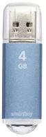 Флеш-накопитель USB 2.0 Smartbuy 4GB V-Cut Blue (SB4GBVC-B)