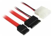 Переходник SATA + Molex на Slimline SATA Greenconnect GC-ST302