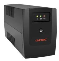 Интерактивный ИБП DKC INFO1200S чёрный 720 Вт