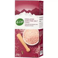 4Life соль Гималайская розовая крупный помол, 500 г, картонная коробка